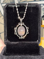 Magical Spinning Quartz Pendant Necklace | Fidget Jewelry - Fractal’s Edge Jewels