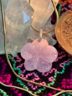 Sakura Flower Crystal Pendant Necklace - Fractal’s Edge Jewels